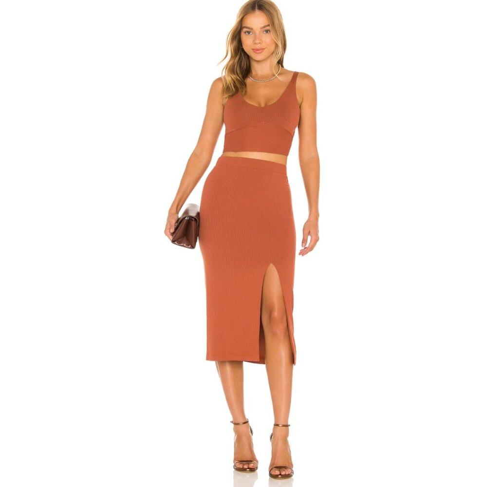 krisa Cropped Tank in Spice NWT Size Medium
